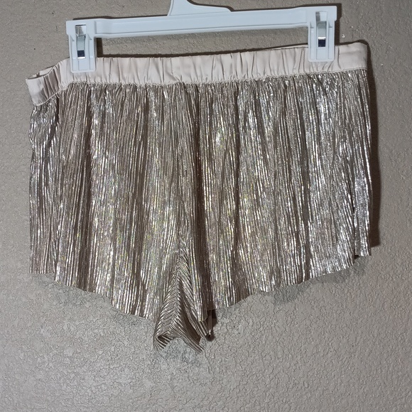Victoria's Secret Metallic Gold Sleep Shorts - Picture 2 of 4